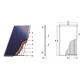 Flat plate solar collector Sunsystem, Model Select New Line, 2,7m² | Solar Hot Water Collectors | Solar DHW |