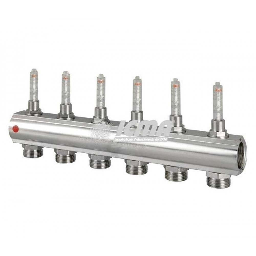 Delivery manifold ICMA 1014, Flowmeters, Size 1''
