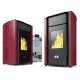 Pellet boiler stove Eco Spar Alba Bordeaux, 18kW | Pellet Stoves With Back Boiler | Pellet Stoves |