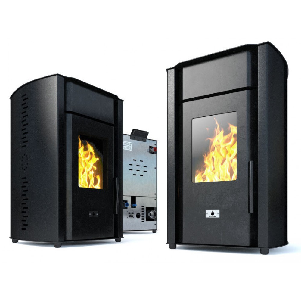 Pellet boiler stove Eco Spar Alba Black, 18kW | Pellet Stoves With Back Boiler Pellet boiler stove Eco Spar Alba Black, 18kW | Pellet Stoves With Back Boiler | Pellet Stoves |