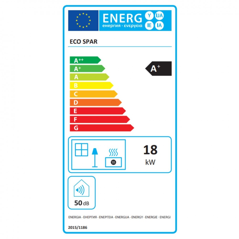 Pellet boiler stove Eco Spar Alba Ivory, 18kW | Pellet Stoves With Back Boiler | Pellet Stoves |