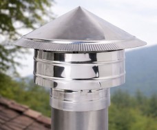 Anti down draft cowls