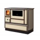 Wood burning cooker Alfa Plam Dominant 90H Light Mocha, 6.5kW | Cookers | Wood |