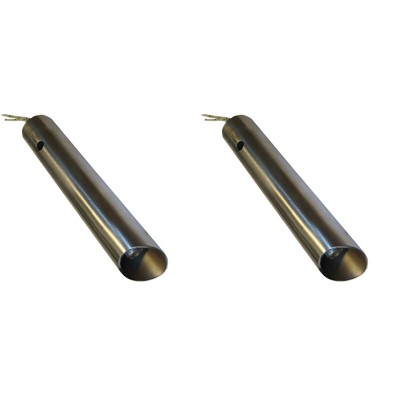 Pellet burner igniter with air-canalizing tube for Ferroli, Anselmo Cola and others, total length 130mm, 350W - x2 - Ferroli