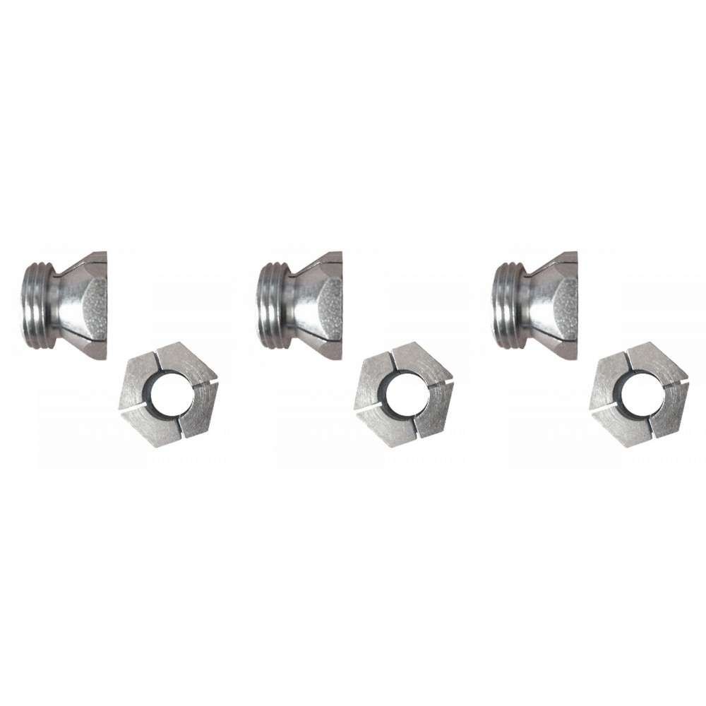 3/8 threaded fitting for igniters / resistors for pellet stoves - x3