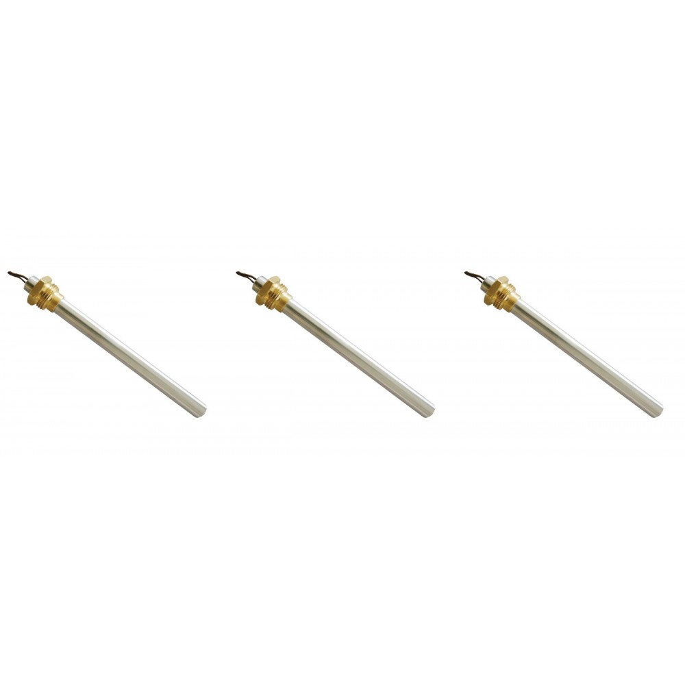 Igniter / Heating element for pellet stove Adler, AMG, BURNiT, Calecosol, Ecoteck, Emaflam, Kalideal, Kalor, Piazzetta, Qlima, Ravelli, Xiang and others, total length 140 mm, 270W - x3