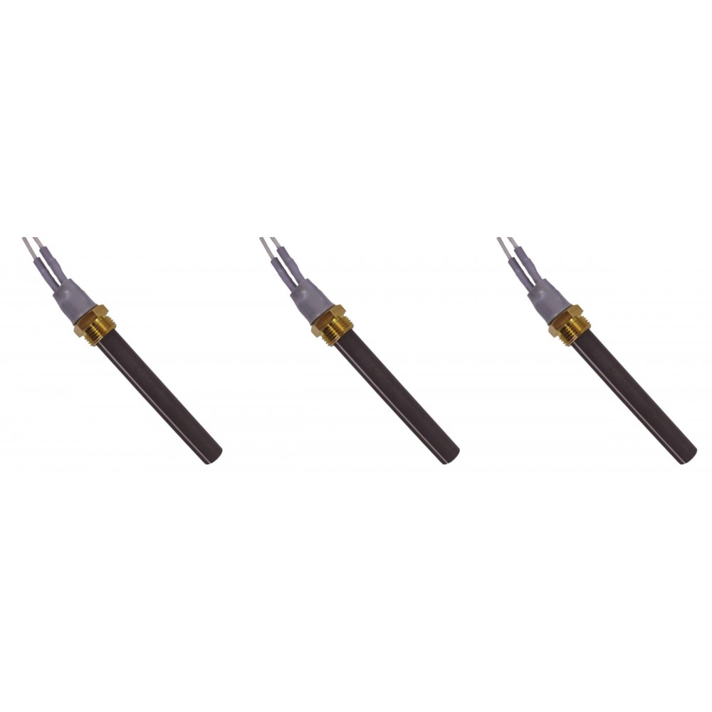 Ceramic igniter / heating element for pellet stoves BURNiT, Deville and others, total length 94mm, 300W - x3