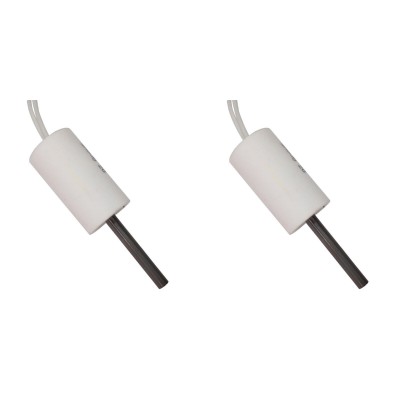 Low-voltage igniter / heating element for pellet stoves ComfortBilt, Edilkamin and others, total length 66mm, 90 - 100W to 24 Volt AC - x2 - Pellet Stove Parts