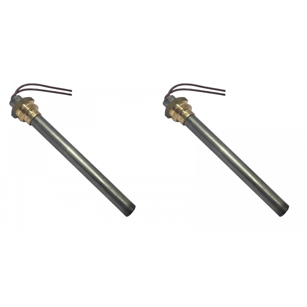 Igniter / Heating elements for pellet stoves Ecoteck, Ravelli and others, total length 114mm, 250W - x2