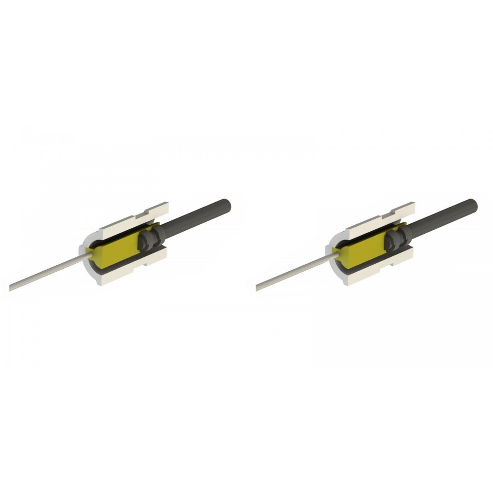 Low-voltage igniter / heating element for pellet stoves Eco Spar, BURNiT, total length 65mm, 95W to 24V - x2