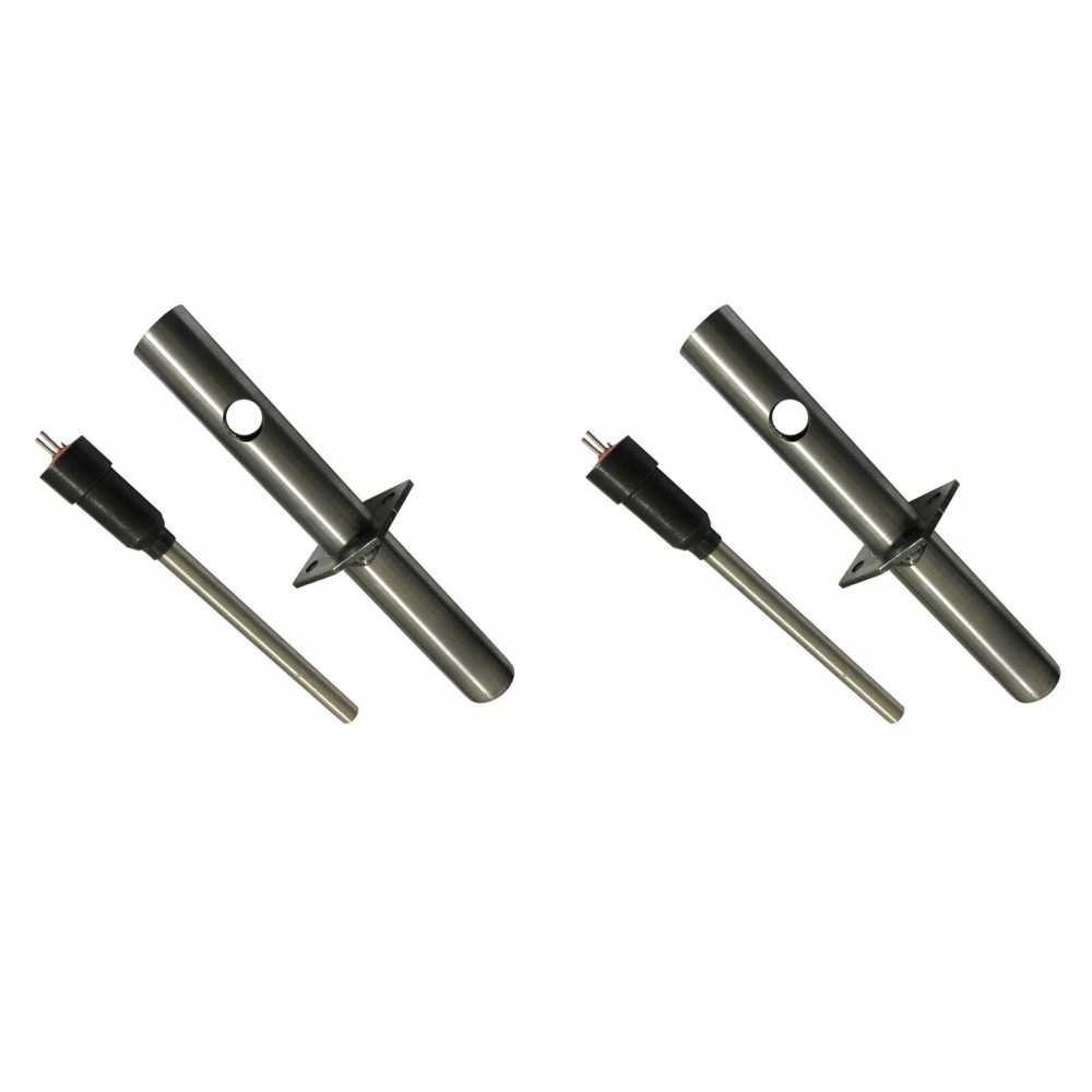 Igniter / Heating element for pellet stoves Enviro with air-canalizing tube, total length 153mm, 230W - x2 | Igniters / Resistors for Pellet Stoves | Pellet Stove Parts |
