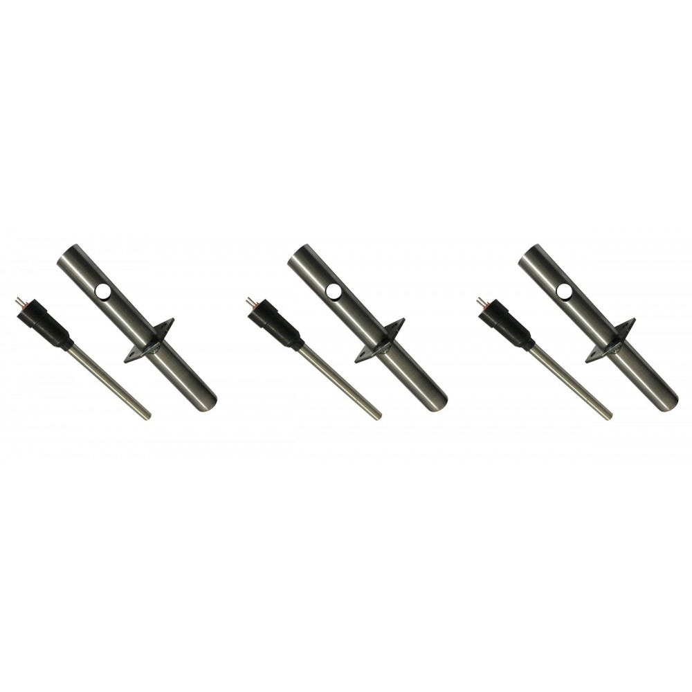 Igniter / Heating element for pellet stoves Enviro with air-canalizing tube, total length 153mm, 230W - x3 | Igniters / Resistors for Pellet Stoves | Pellet Stove Parts |