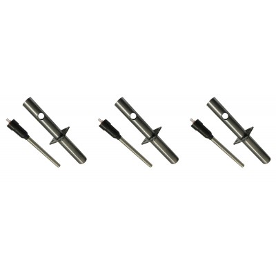 Igniter / Heating element for pellet stoves Enviro with air-canalizing tube, total length 153mm, 230W - x3 - Pellet Stove Parts