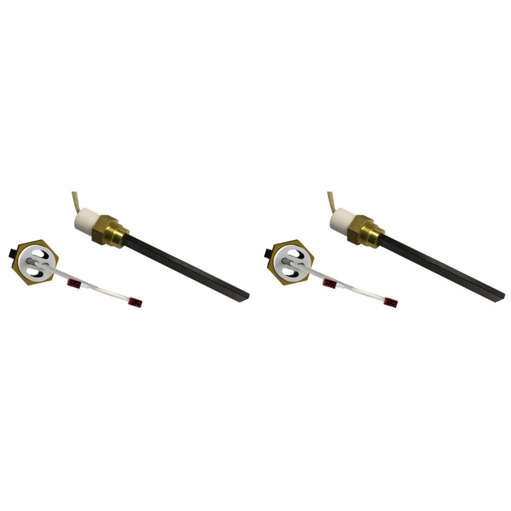 Low-voltage Igniter / Heating element for pellet stoves Eco Spar, BURNiT, ComfortBilt and others, total length 123mm, 120W to 24V - x2 | Igniters / Resistors for Pellet Stoves | Pellet Stove Parts |