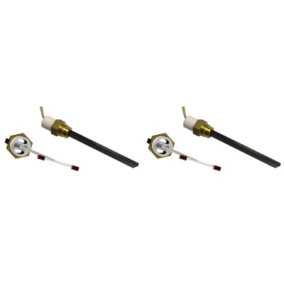 Low-voltage Igniter / Heating element for pellet stoves Eco Spar, BURNiT, ComfortBilt and others, total length 123mm, 120W to 24V - x2 - Pellet Stove Parts