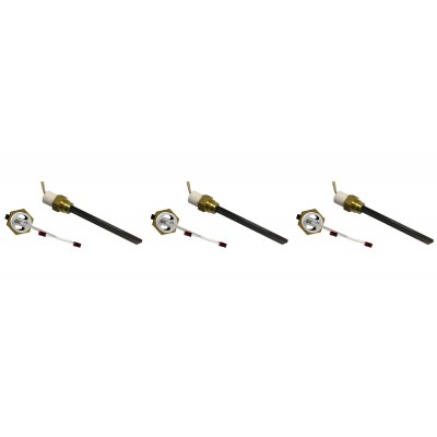 Low-voltage Igniter / Heating element for pellet stoves Eco Spar, BURNiT, ComfortBilt and others, total length 123mm, 120W to 24V - x3 - Pellet Stove Parts