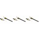 Igniter / Heating element with black quartz crystal for pellet stoves Karmek One, Balkan Energy, La Nordica and others, total length 126mm, 300W - x3 | Igniters / Resistors for Pellet Stoves | Pellet Stove Parts |