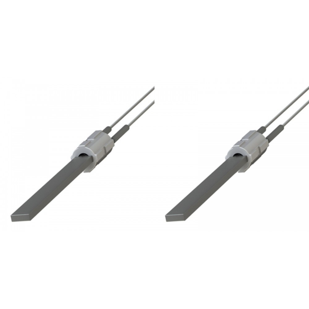 Igniter / Heating element with black quartz crystal for pellet stoves Eco Spar, BURNiT, Palazzetti, Ravelli, MCZ and others, total length 122mm, 300W - x2 | Igniters / Resistors for Pellet Stoves | Pellet Stove Parts |