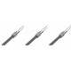 Igniter / Heating element with black quartz crystal for pellet stoves Eco Spar, BURNiT, Palazzetti, Ravelli, MCZ and others, total length 122mm, 300W - x3 | Igniters / Resistors for Pellet Stoves | Pellet Stove Parts |