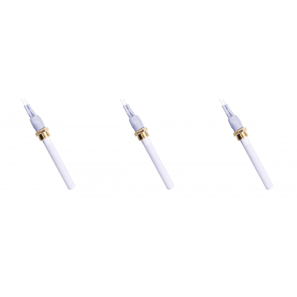 Ceramic igniter / heating element for pellet stoves Eco Spar, BURNiT, Warmflow, Adler, AMG, Ecoteck and others, total length 88mm, 250W - x3
