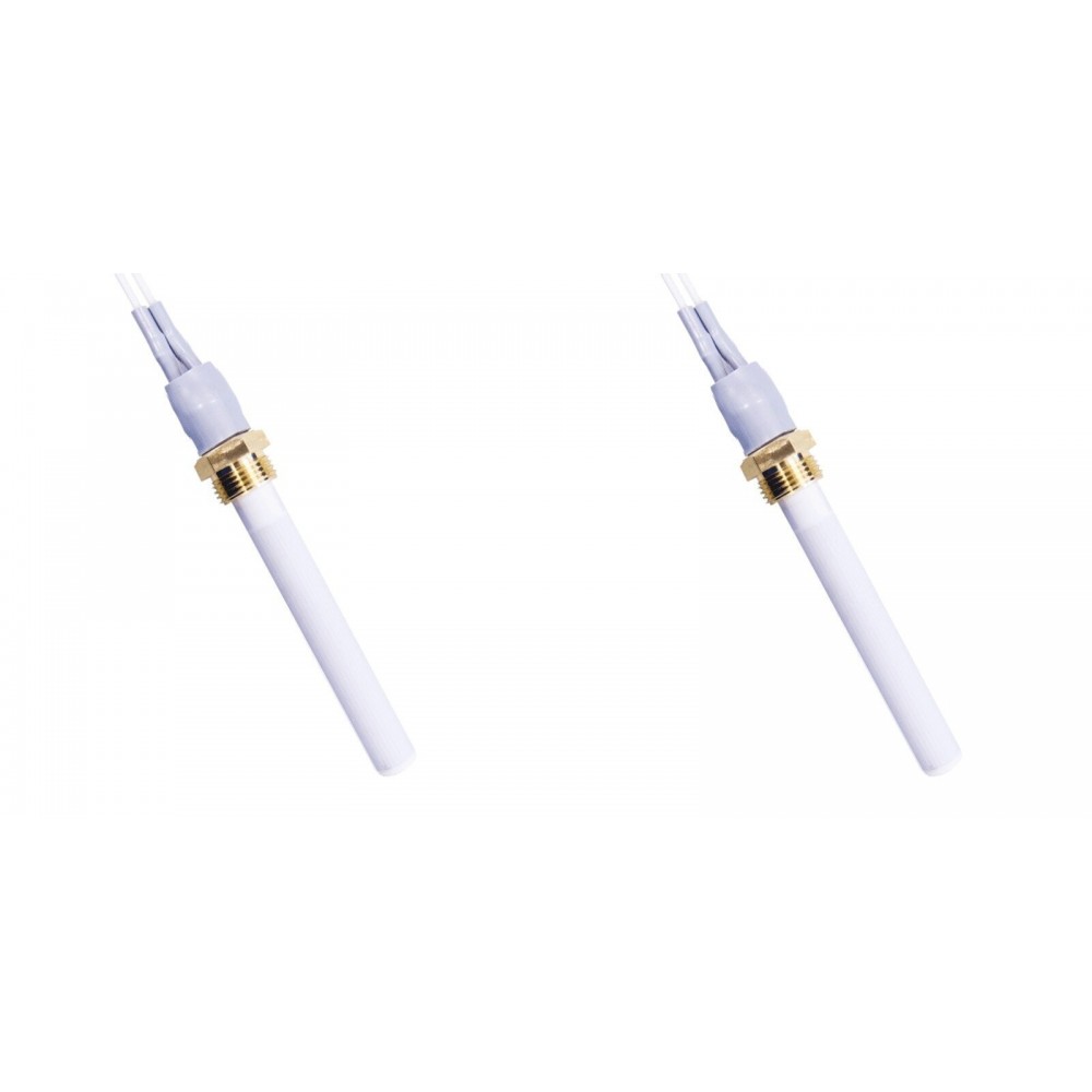 Ceramic igniter / heating element for pellet stoves Eco Spar, BURNiT, Warmflow, Adler, AMG, Ecoteck and others, total length 88mm, 250W - x2 | Igniters / Resistors for Pellet Stoves | Pellet Stove Parts |