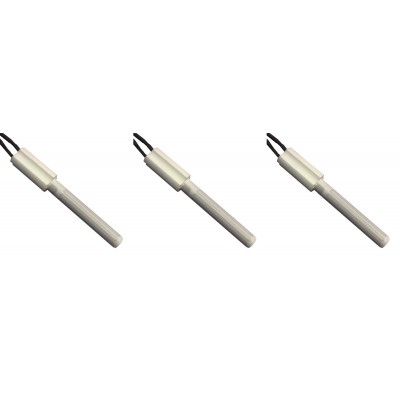 Ceramic igniter / heating element for pellet stoves Eco Spar, BURNiT, Ashley, Adler, AMG, Piazzetta and others, total length 102mm, 250W - x3 - Pellet Stove Parts