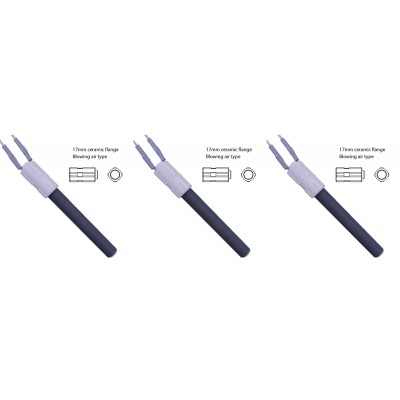 Ceramic igniter / heating element for pellet stoves BURNiT, Palazzetti and others, total length 113mm, 260W - x3 - Pellet Stove Parts