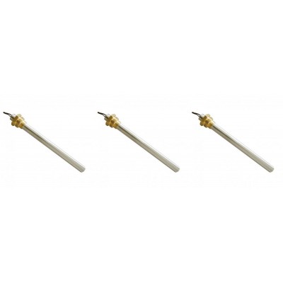 Igniter / Heating element for pellet stoves BURNiT, Piazzetta, Karmek, MCZ, Ungaro, Superior, Cadel and others, total length 185 mm, 350W - x3 - Pellet Stove Parts
