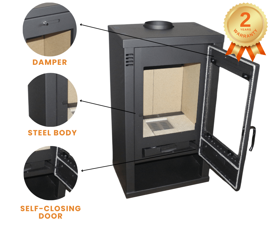 Wood burning stove