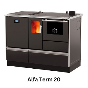 Wood-burning cooker with water jacket Alfa Plam Alfa Term 20