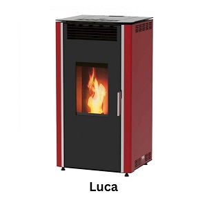 Air-heating pellet fireplace Alfa Plam Luca