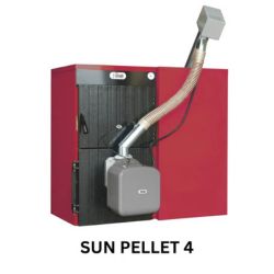 Pellet boiler with Ferroli burner