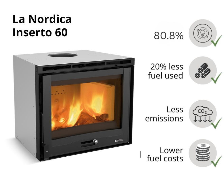 Italian wood burning fireplace