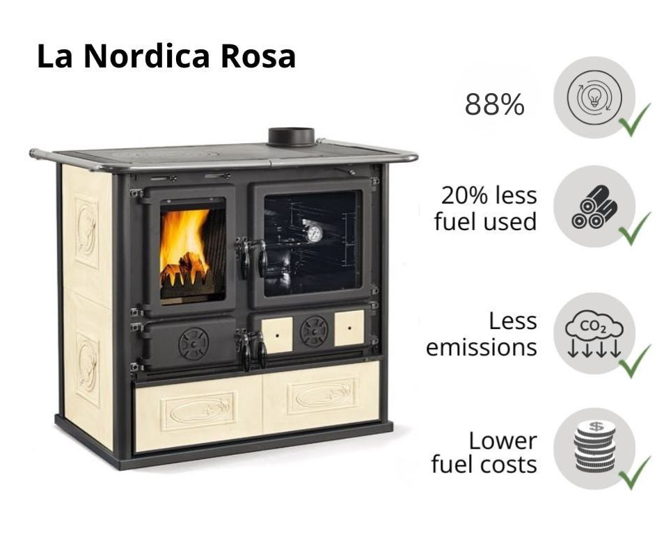 Italian wood burning stove