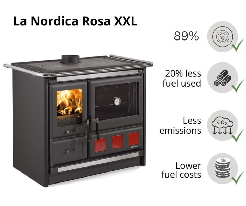Italian wood cooker stove