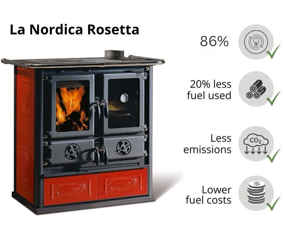 Italian wood cooker stove