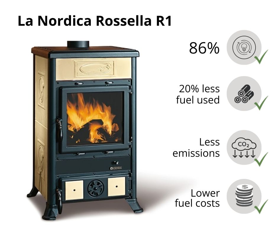Italian wood burning stove