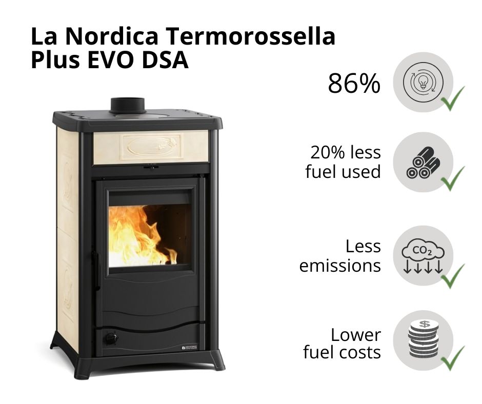 Italian wood burning stove